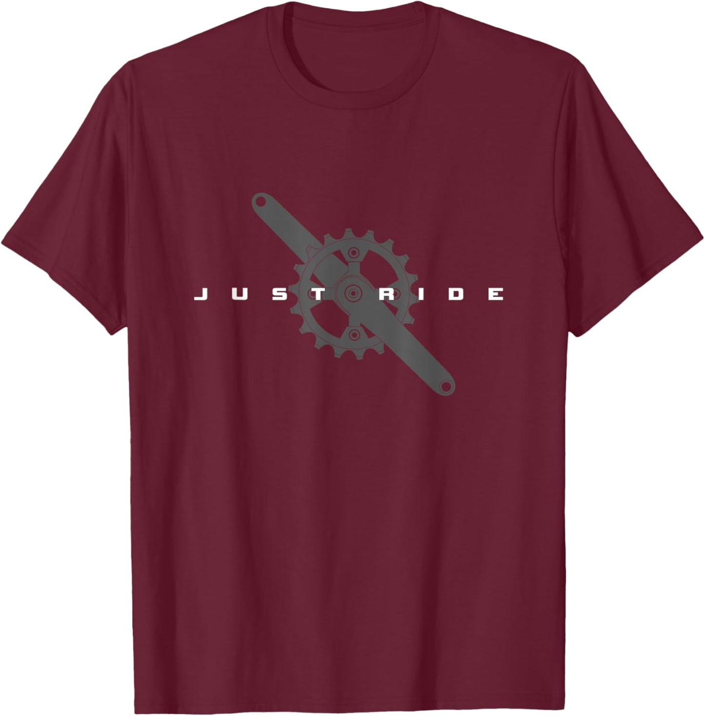 MTB Mountain Bike T-Shirt - T-Shirt | Maroon