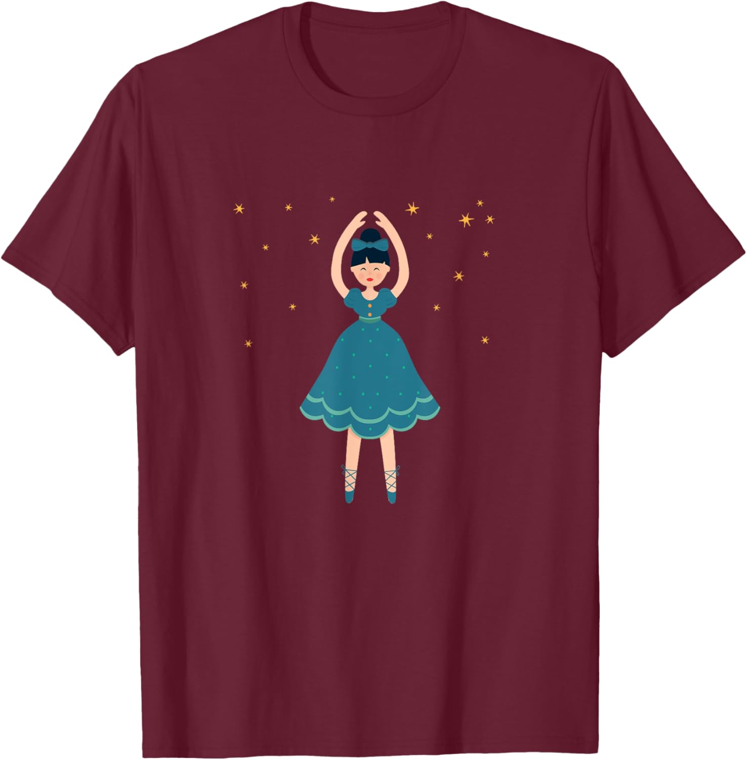 #1 - 5 Matching Family - King Rat Princess Nutcracker Ballet T-Shirt - T-Shirt | Maroon