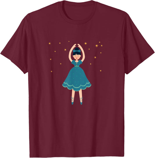 #1 - 5 Matching Family - King Rat Princess Nutcracker Ballet T-Shirt - T-Shirt | Maroon