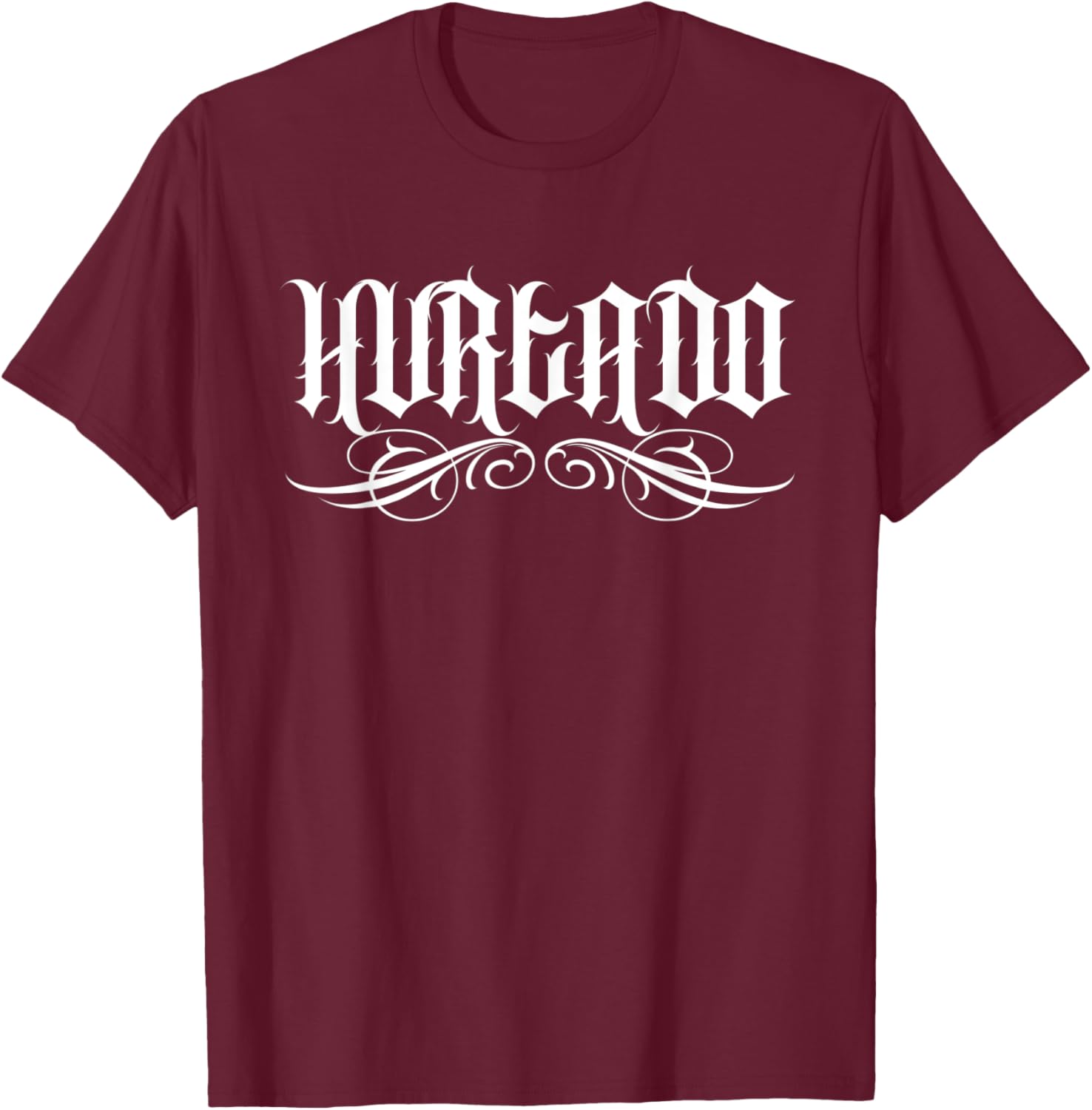 Hurtado Mexican Surname Hispanic Spanish Familia Family T-Shirt - T-Shirt | Maroon