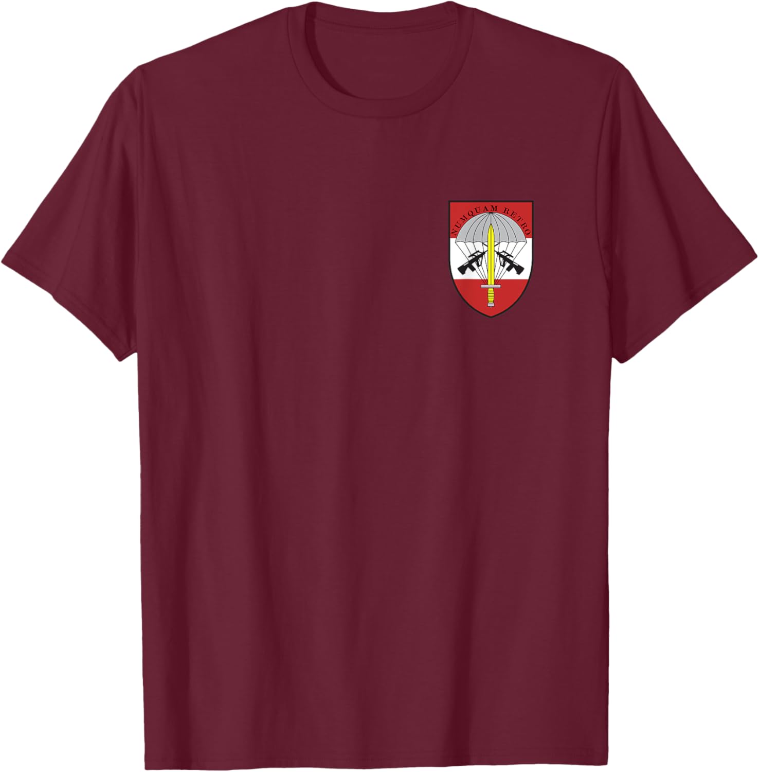 Austrian Special Force Jagdkommando Austria Military Army T-Shirt - T-Shirt | Maroon