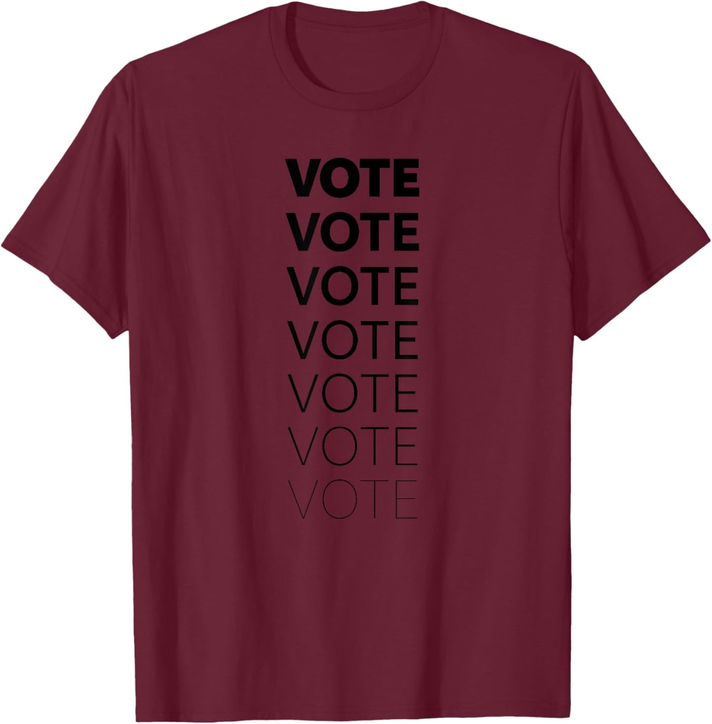 Vote Vote Vote T-Shirt - T-Shirt | Maroon