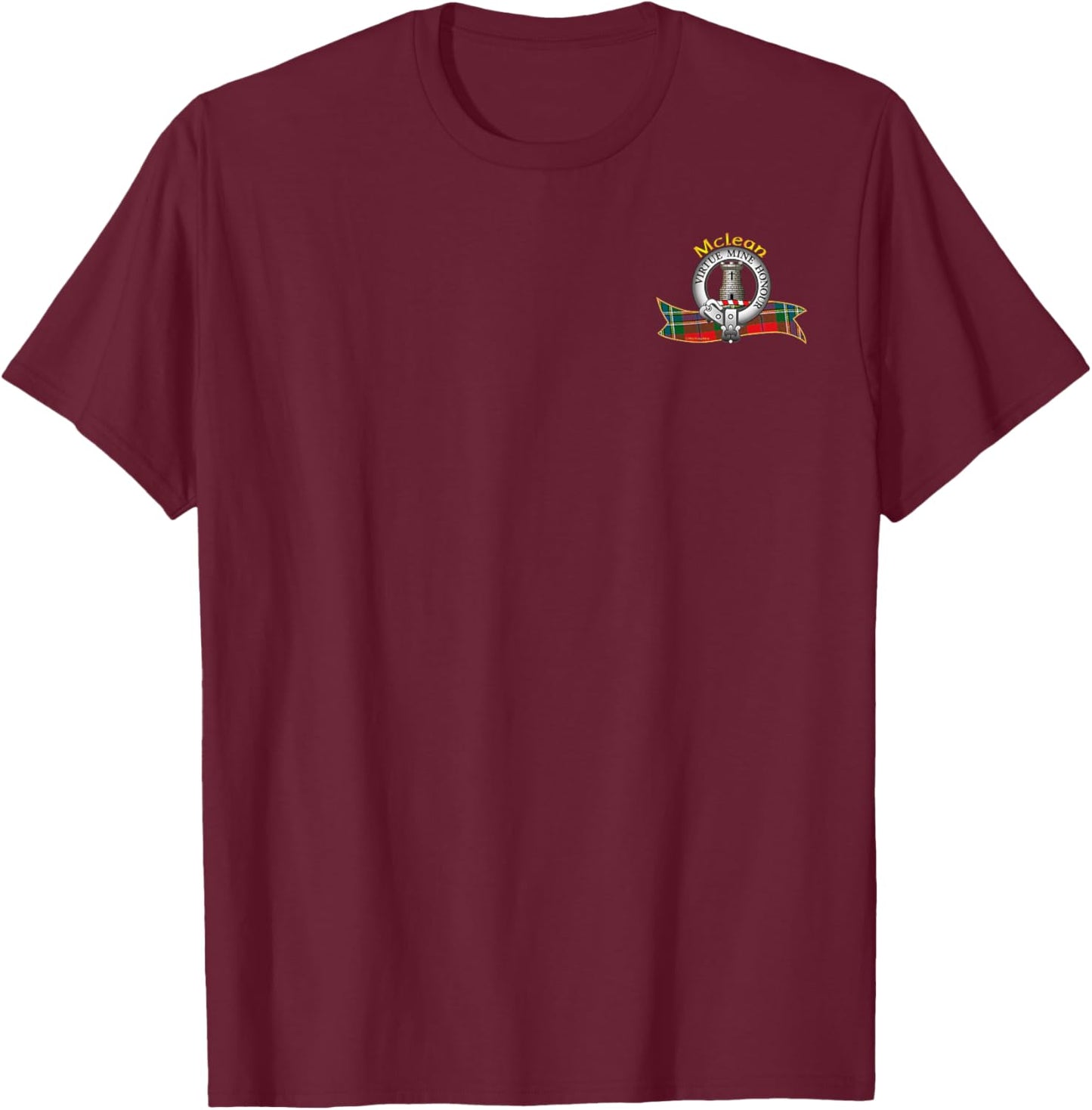 Mclean Clan T-Shirt - T-Shirt | Maroon