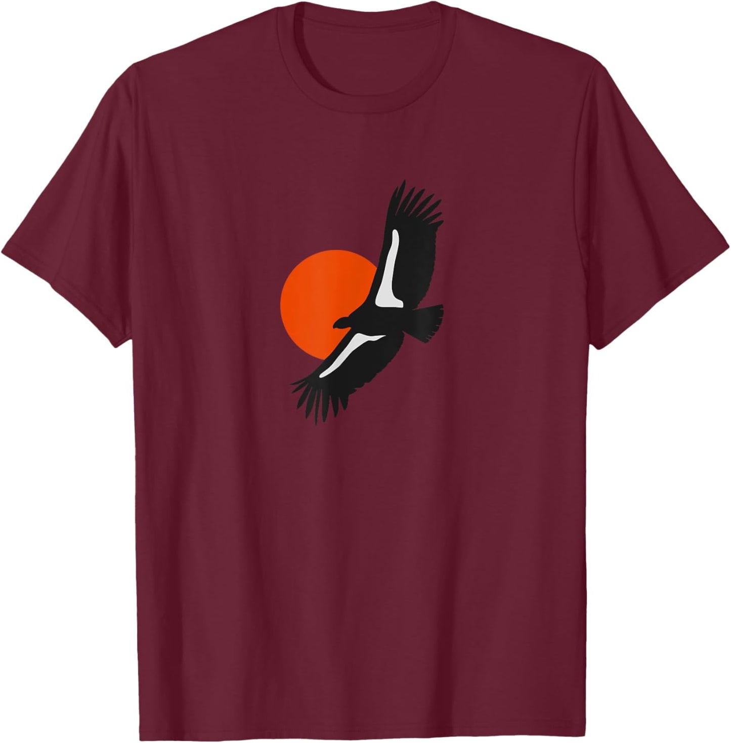 Soaring Condors California Condor , Women's, Grey, Small, Short Sleeve T-Shirt - T-Shirt | Maroon