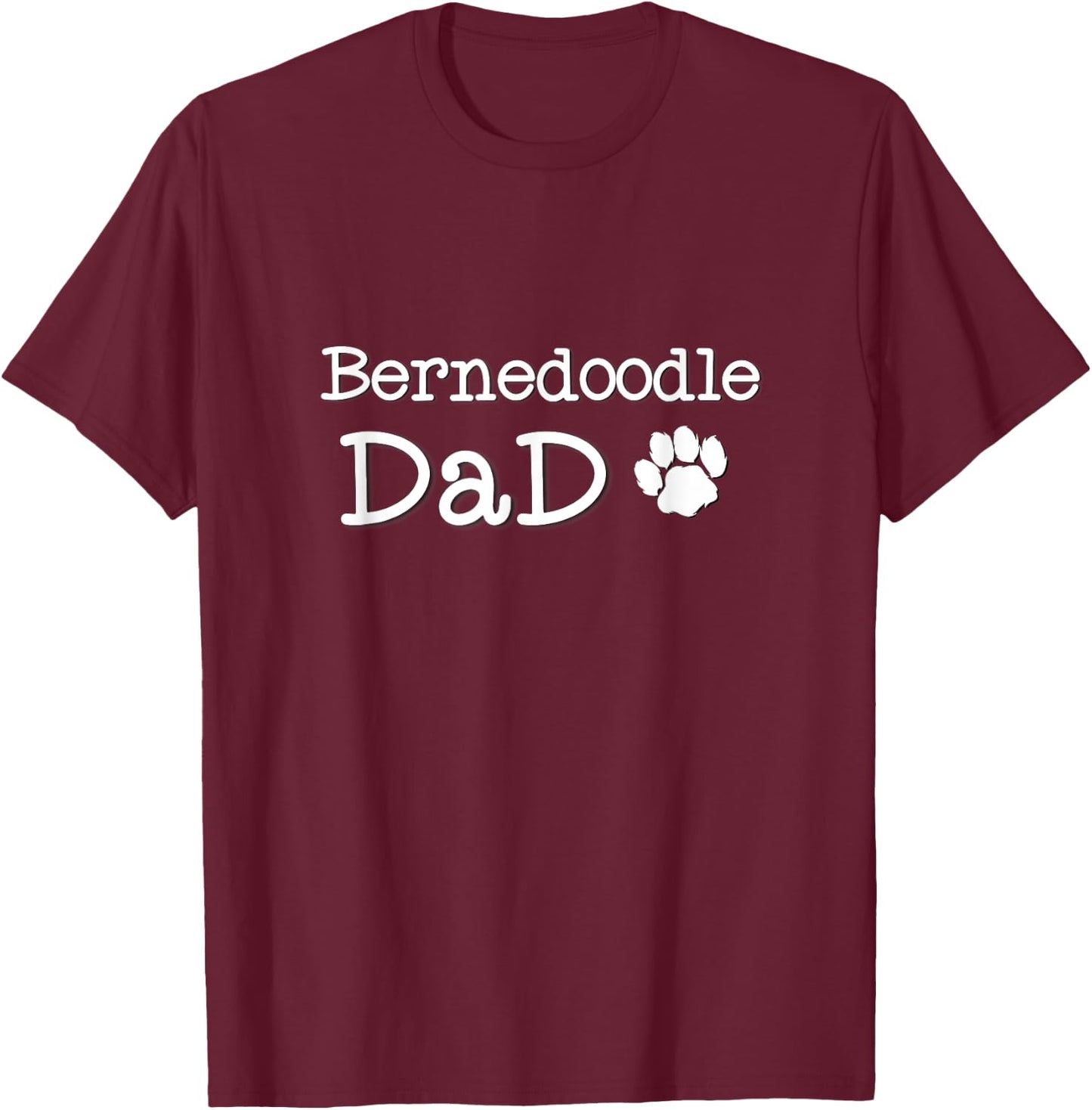 Bernedoodle Dad T-Shirt - T-Shirt | Maroon