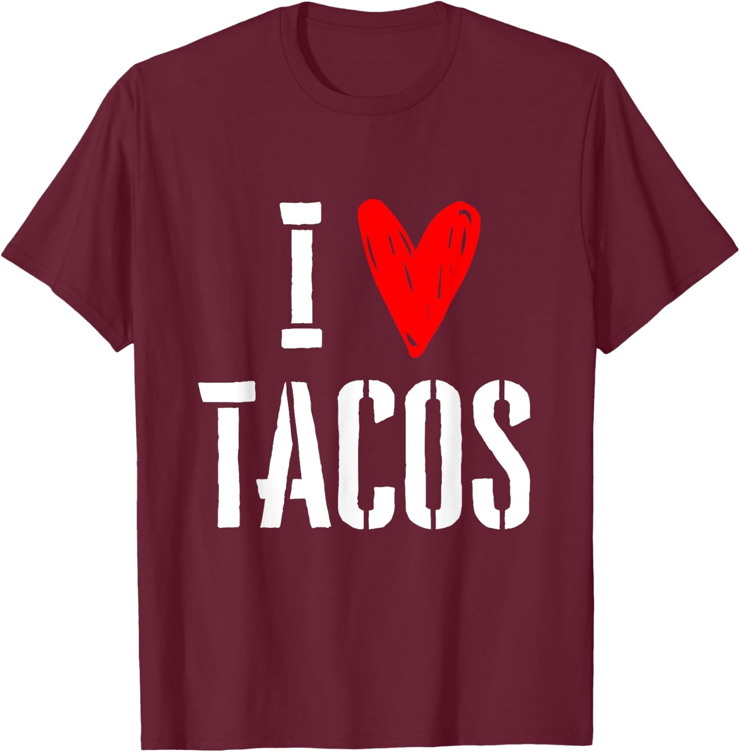 Love Tacos Tuesday Cinco De Mayo Adult Kids Toddler Baby 5T T-Shirt - T-Shirt | Maroon