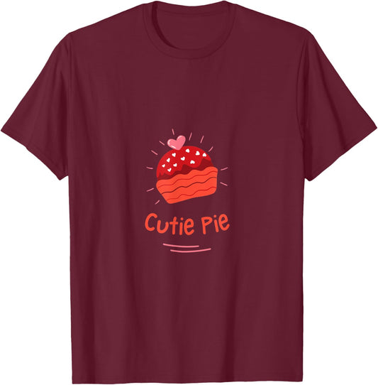 Cutie Pie T-Shirt - T-Shirt | Maroon