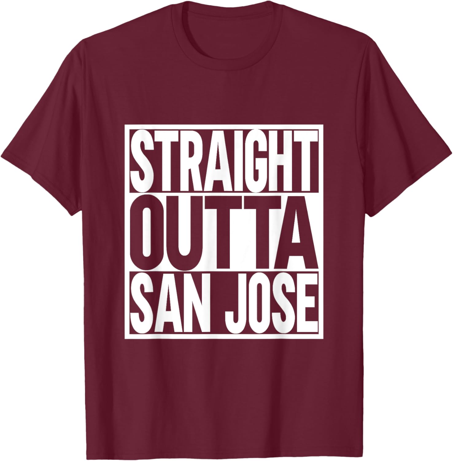 San Jose T-Shirt - T-Shirt | Maroon