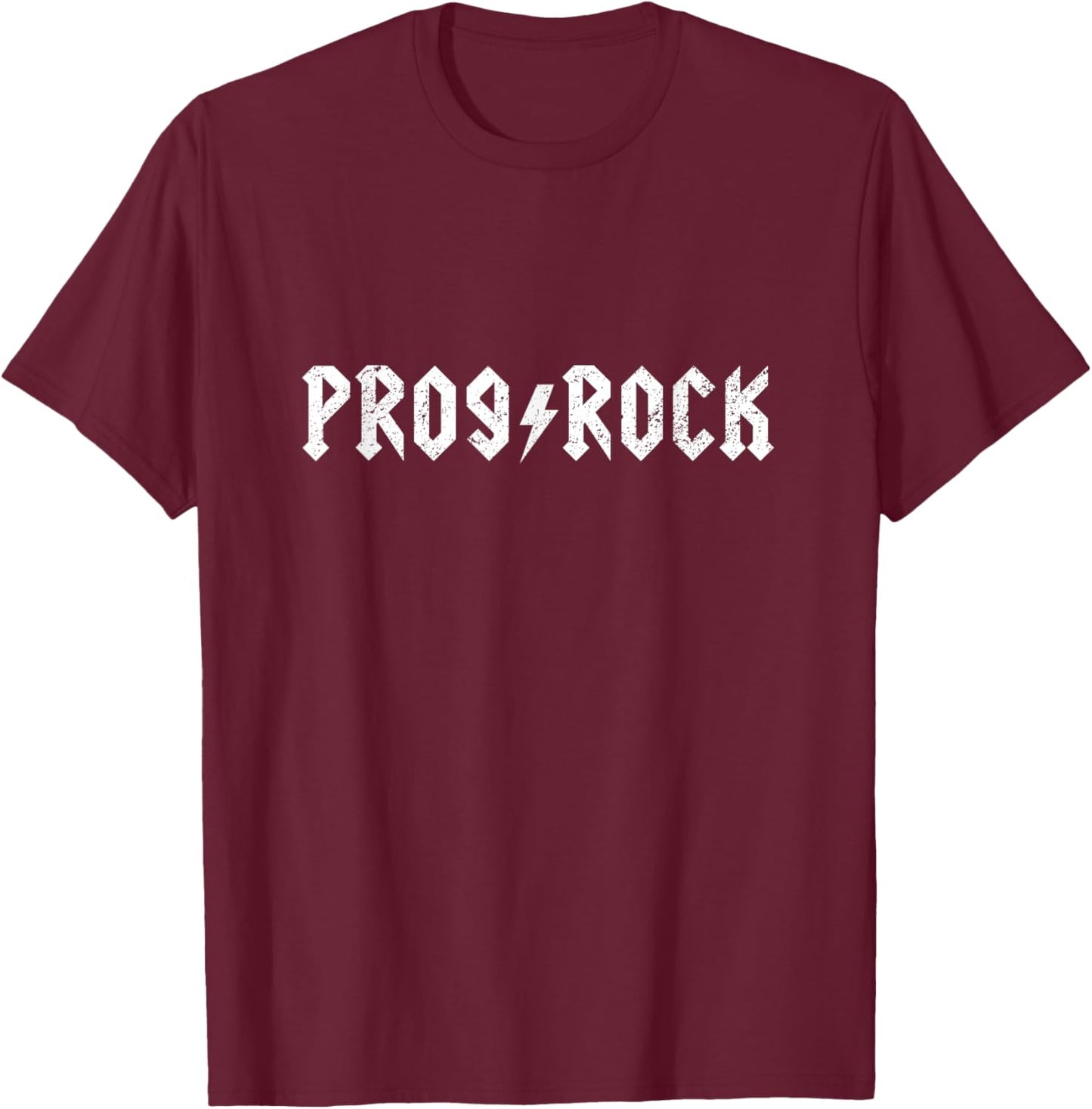 Prog Rock Vintage Rock T-Shirt - T-Shirt | Maroon