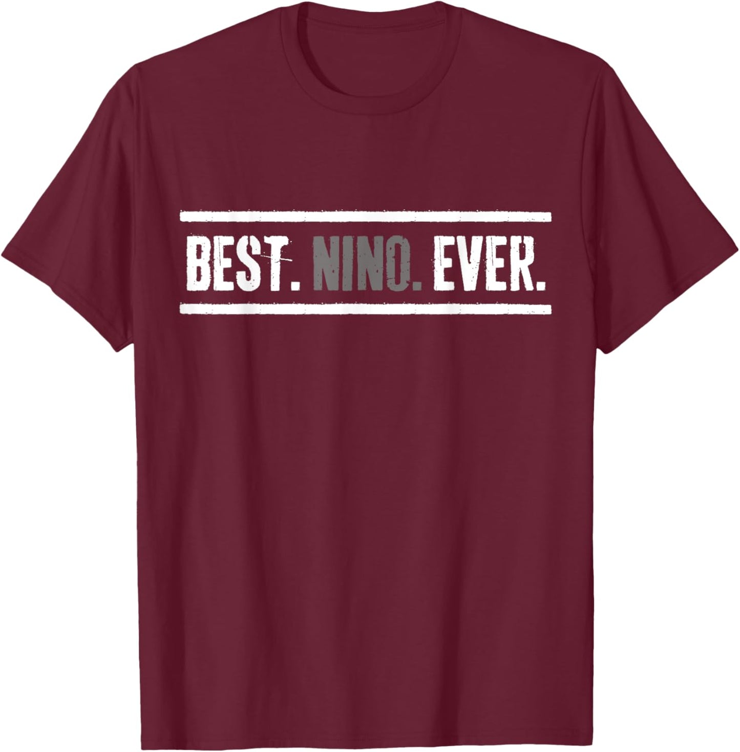 Nino Spanish Mexican Godfather Father's Day T-Shirt - T-Shirt | Maroon