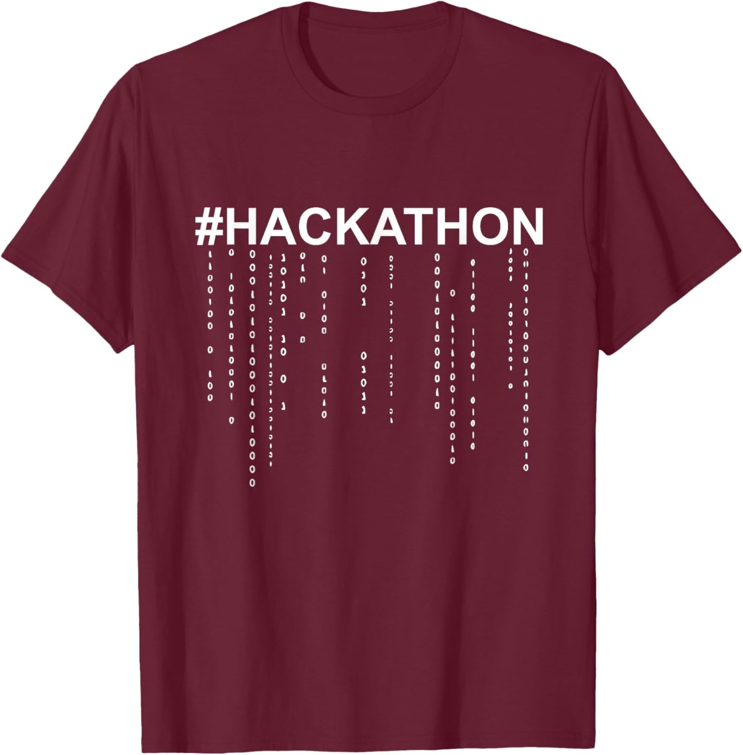 Hack day Hackathon shirt for developers T-Shirt - T-Shirt | Maroon
