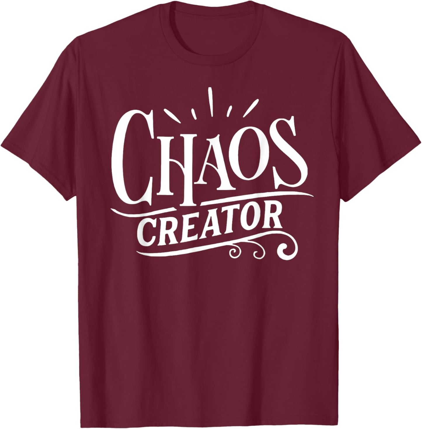 Chaos Creator Chaos Coordinator T-Shirt - T-Shirt | Maroon