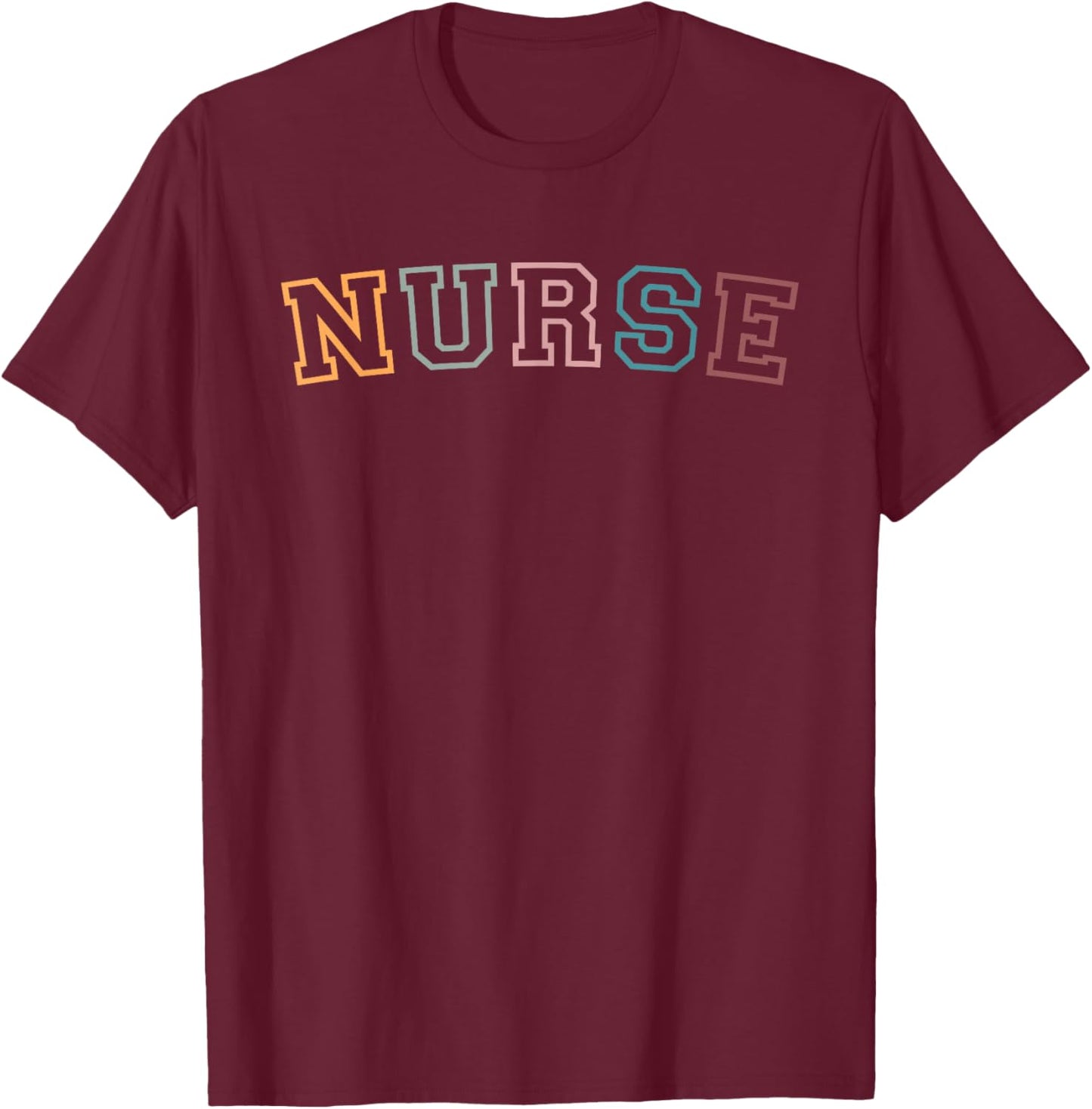 Retro Nurse Life for Registered Nurse Nurse's Day T-Shirt - T-Shirt | Maroon