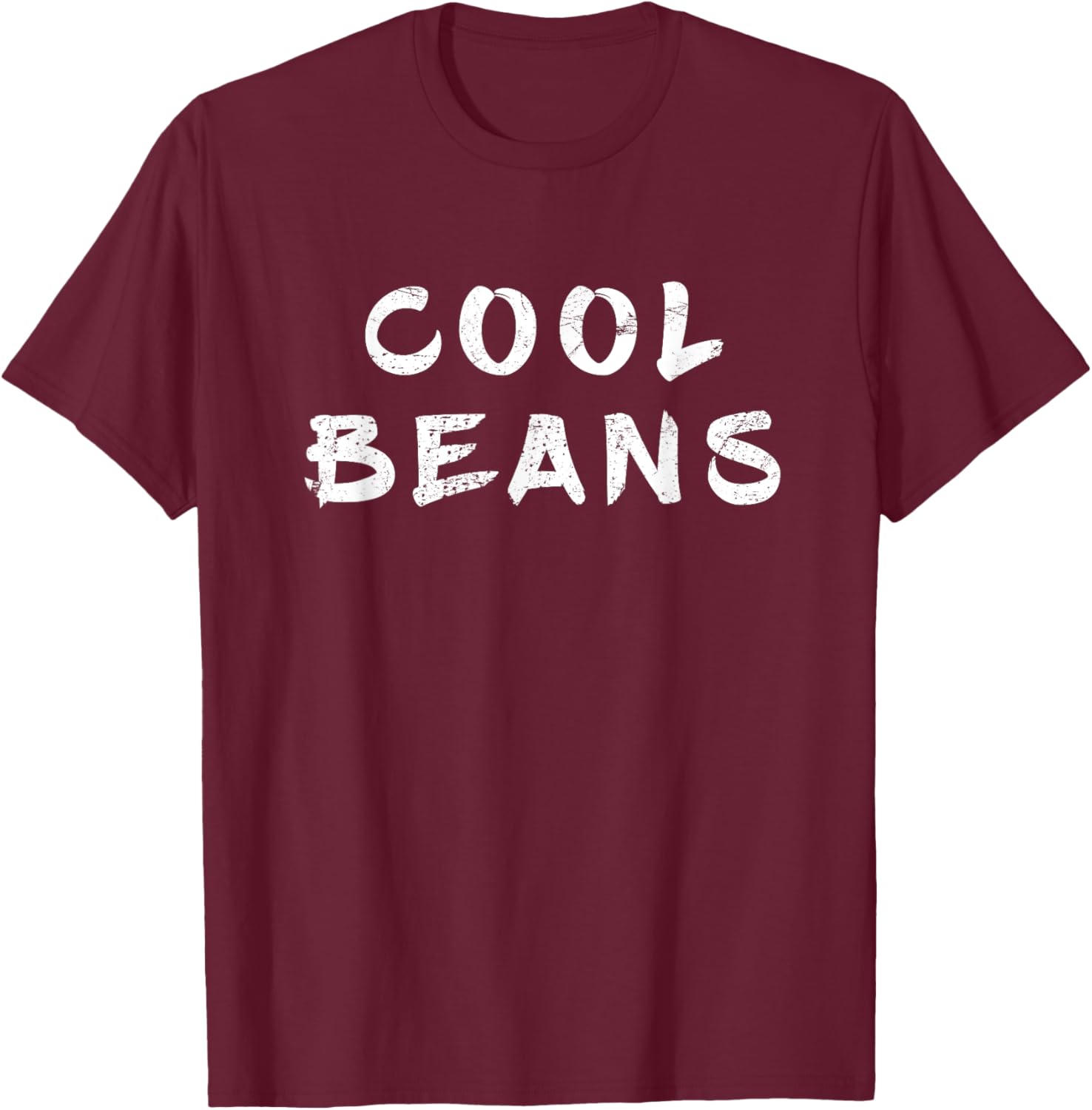 Cool Beans Funny Saying 80's Vintage Retro Pop Culture Quote T-Shirt - T-Shirt | Maroon