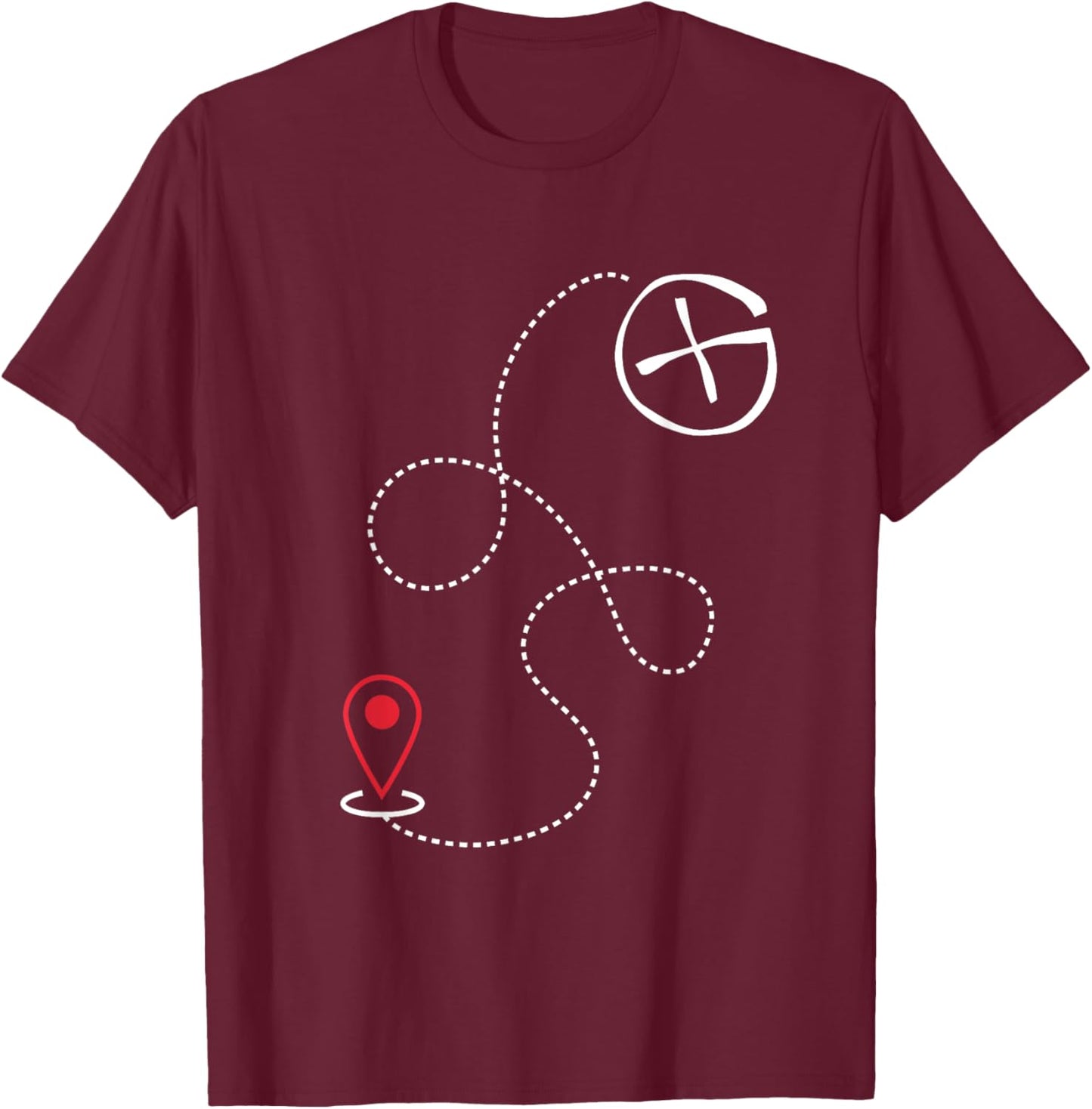 Funny Geocacher I Nerdy Outdoors I Geocaching T-Shirt - T-Shirt | Maroon