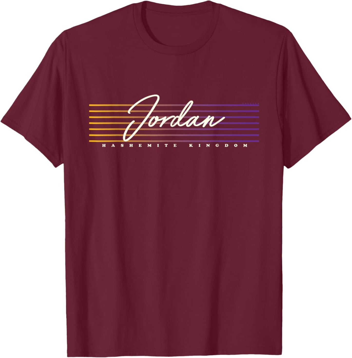 Retro Style Jordan T-Shirt - T-Shirt | Maroon