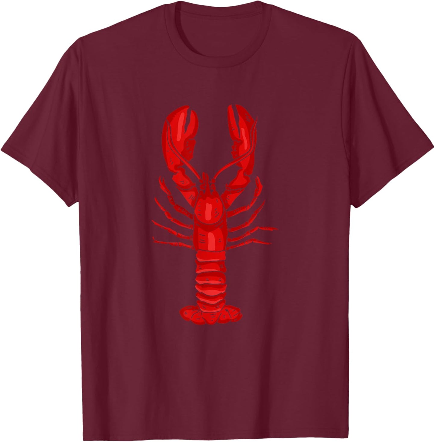 Lobster T-Shirt - T-Shirt | Maroon