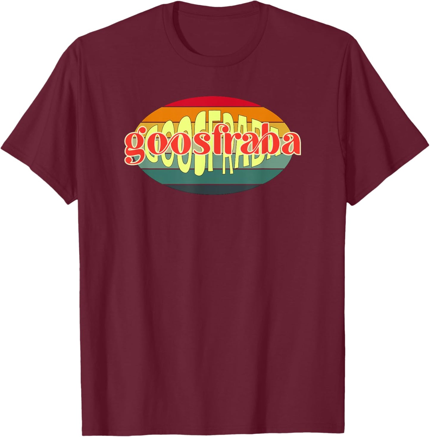 Goosfraba Meditating and Yoga T-Shirt - T-Shirt | Maroon