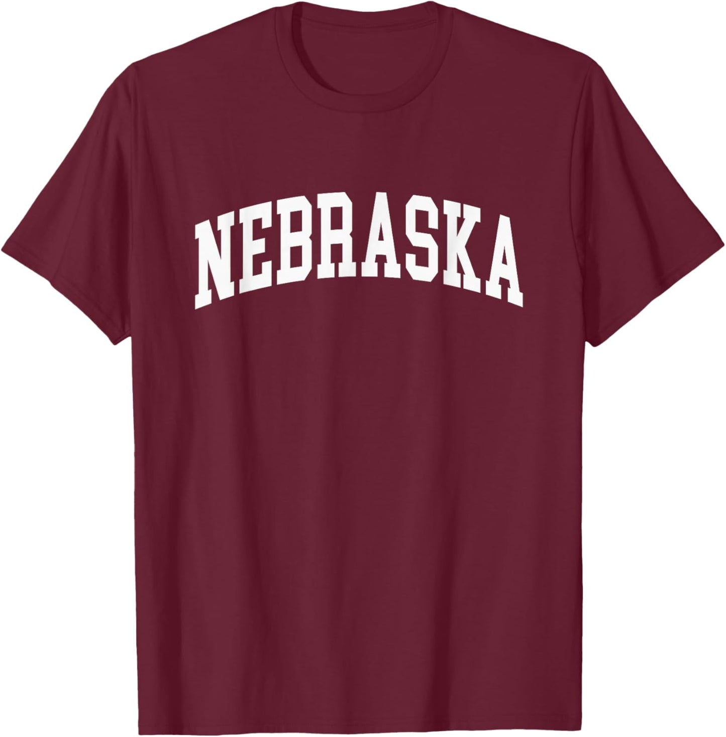 Nebraska - Throwback Design - Classic T-Shirt - T-Shirt | Maroon
