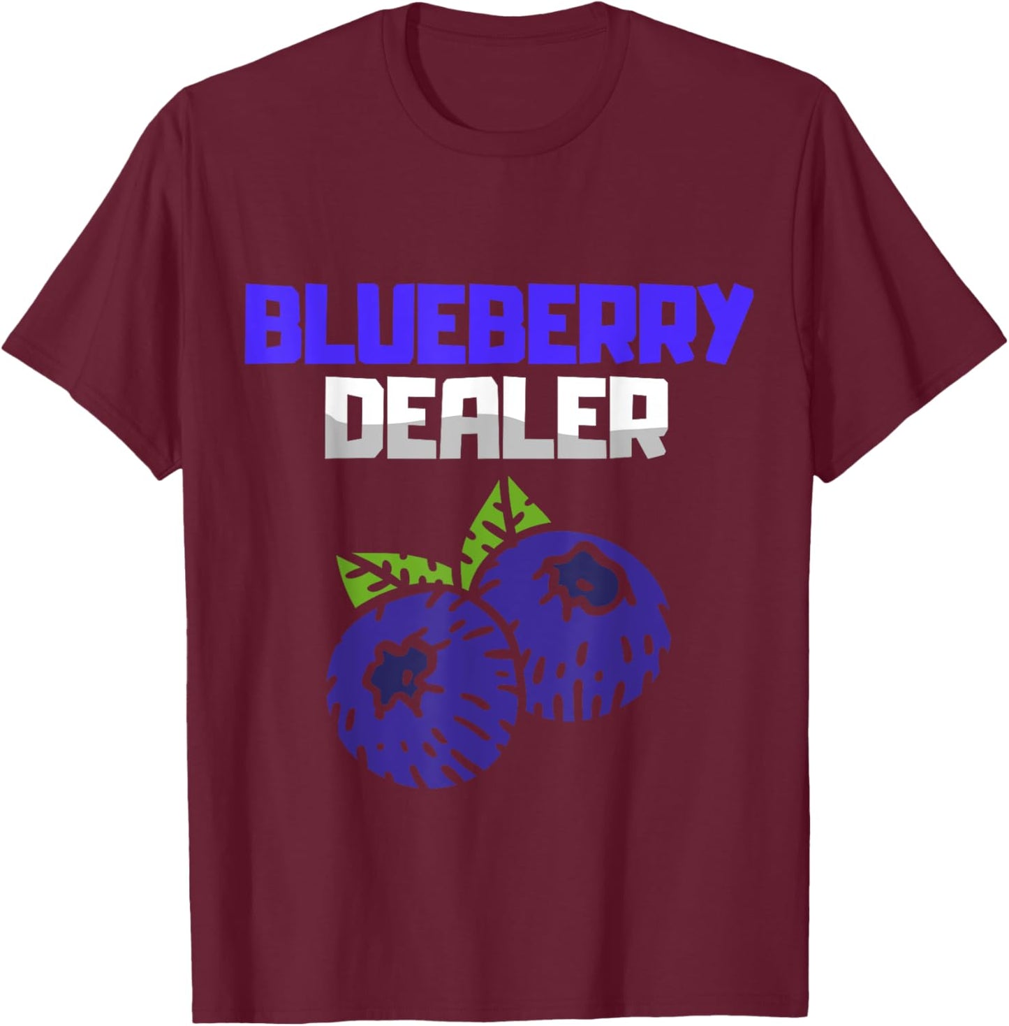I LOVE BLUEBERRIES, Blueberry, Blueberry farmer Halloween T-Shirt - T-Shirt | Maroon
