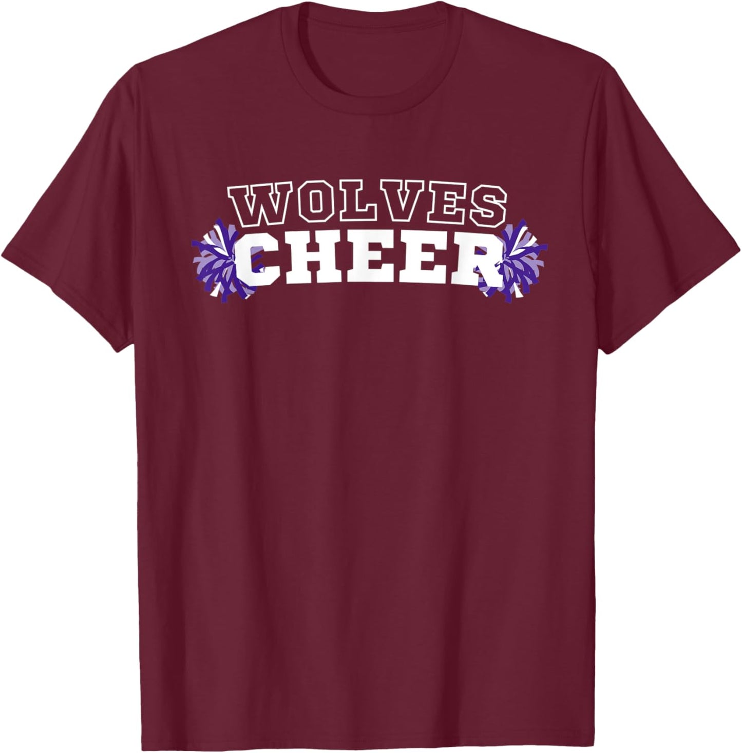 Wolves Cheer T-Shirt - T-Shirt | Maroon