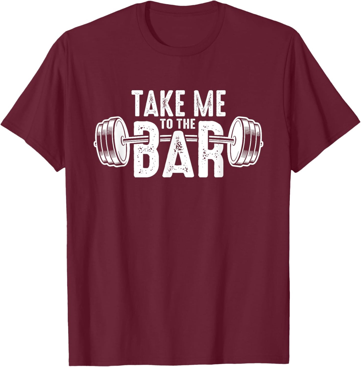 Funny Muscle Gym Fitness Weight Lifting Workout T-Shirt - T-Shirt | Maroon