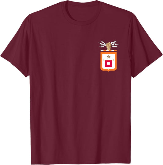 Army Signal Corps Branch USASC US T-Shirt - T-Shirt | Maroon