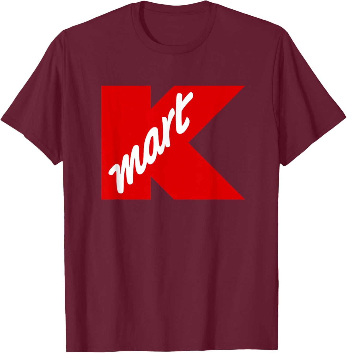 Kmart Department Vintage Retro K-Mart T-Shirt - T-Shirt | Maroon