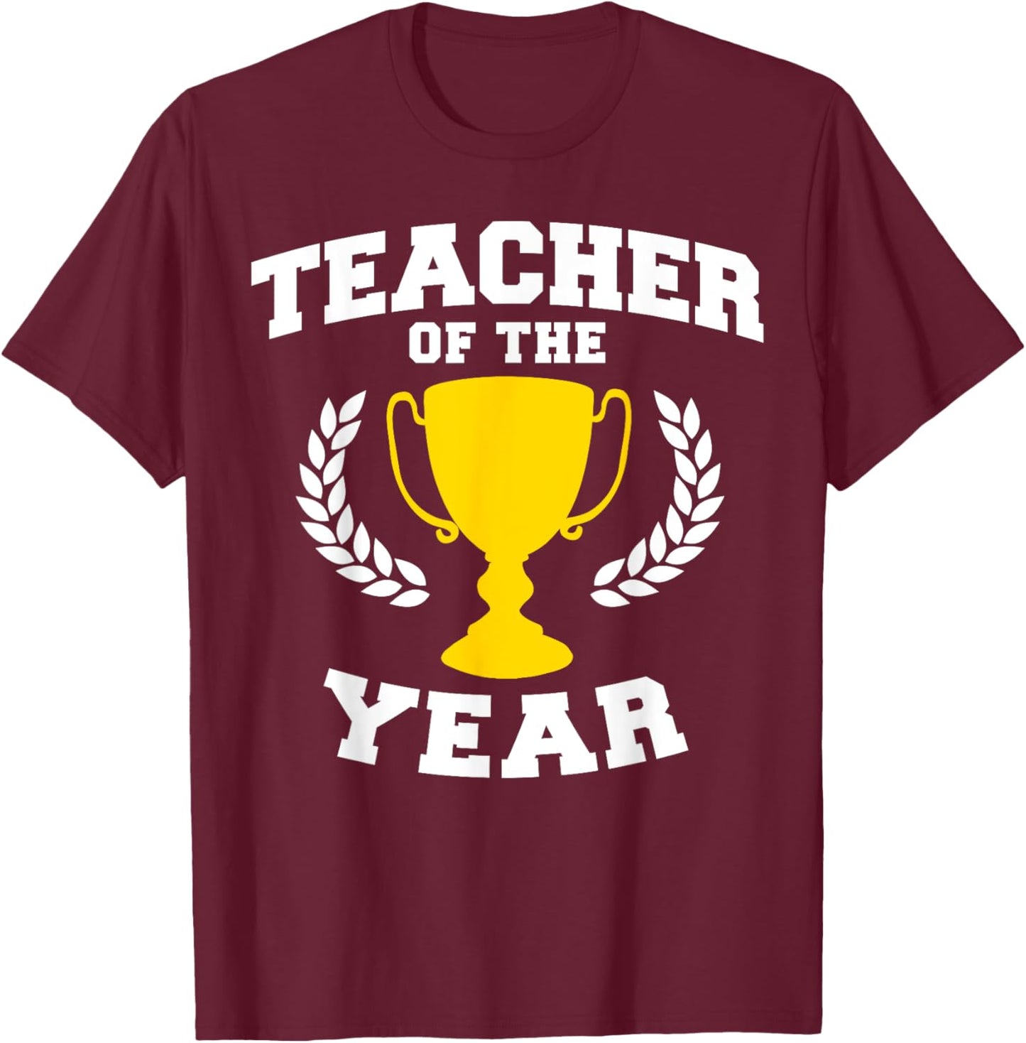 Teacher of the Year Women T-Shirt - T-Shirt | Maroon