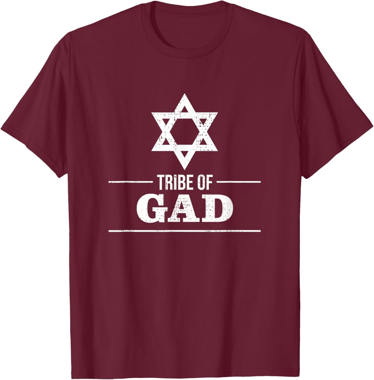 Tribe of Gad / Twelve Tribes Bible History of Israel T-Shirt - T-Shirt | Maroon