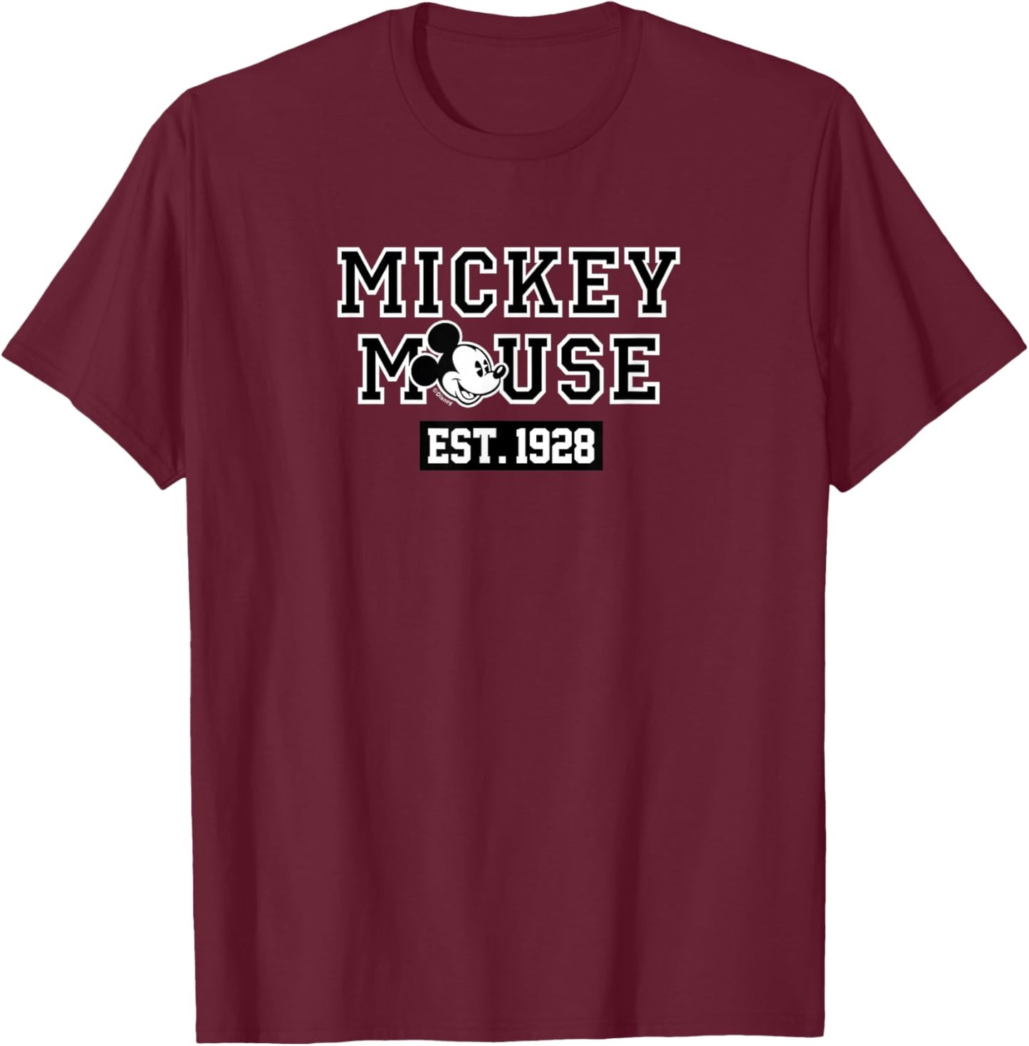 Mickey Mouse 1928 T-Shirt - T-Shirt | Maroon