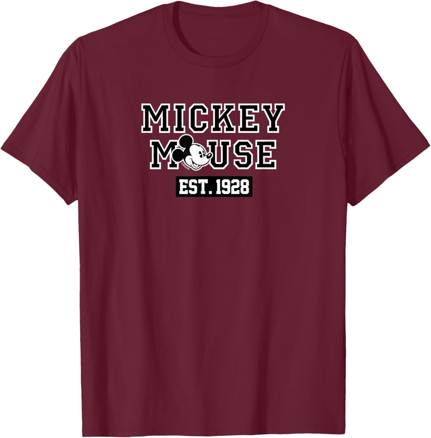 Mickey Mouse 1928 T-Shirt - T-Shirt | Maroon