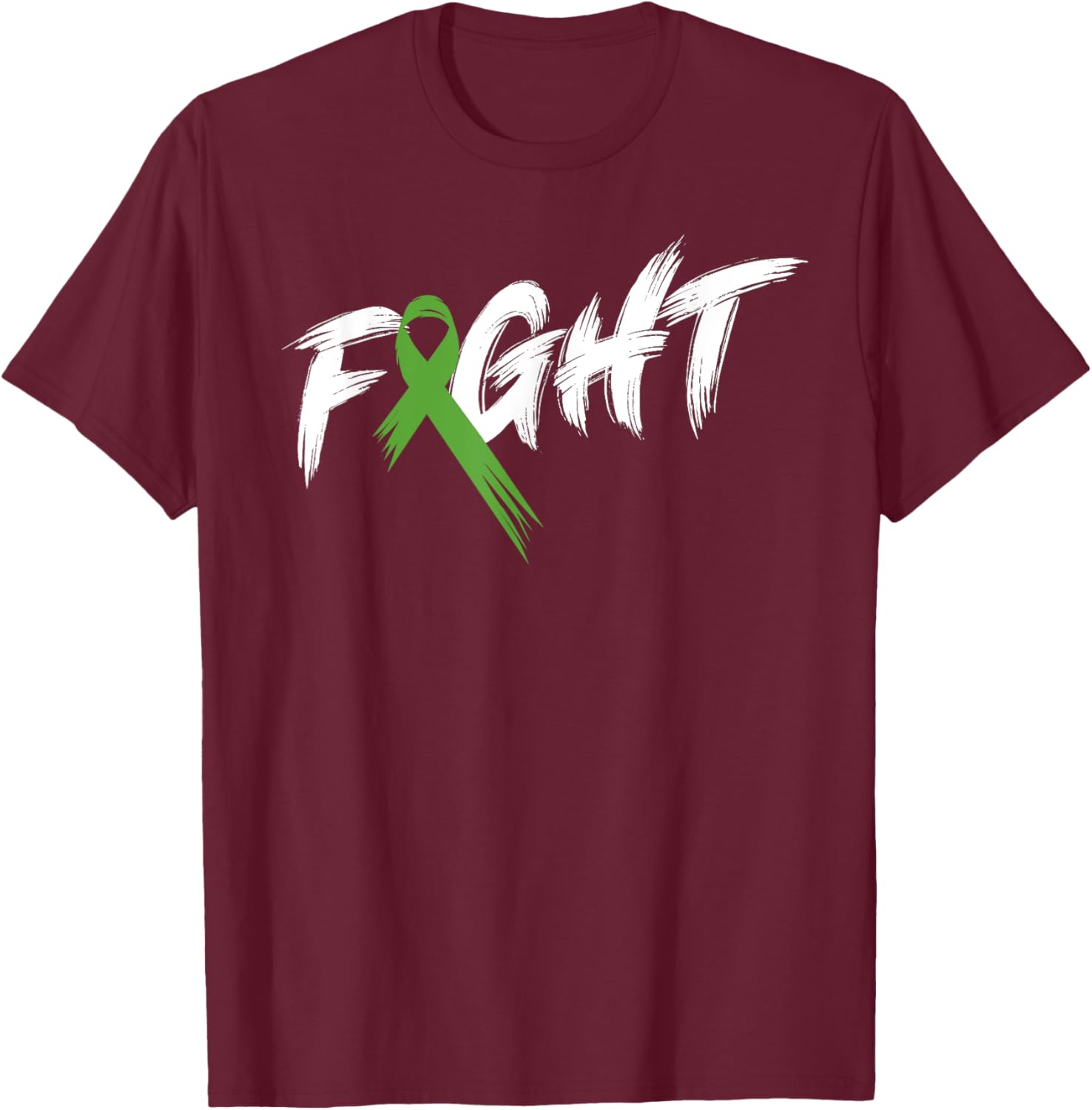Cerebral Palsy Awareness Month Fight Vintage Brain Damage CP T-Shirt - T-Shirt | Maroon