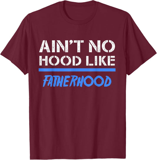 Dad Father | Fatherhood | Funny Dad T-Shirt - T-Shirt | Maroon