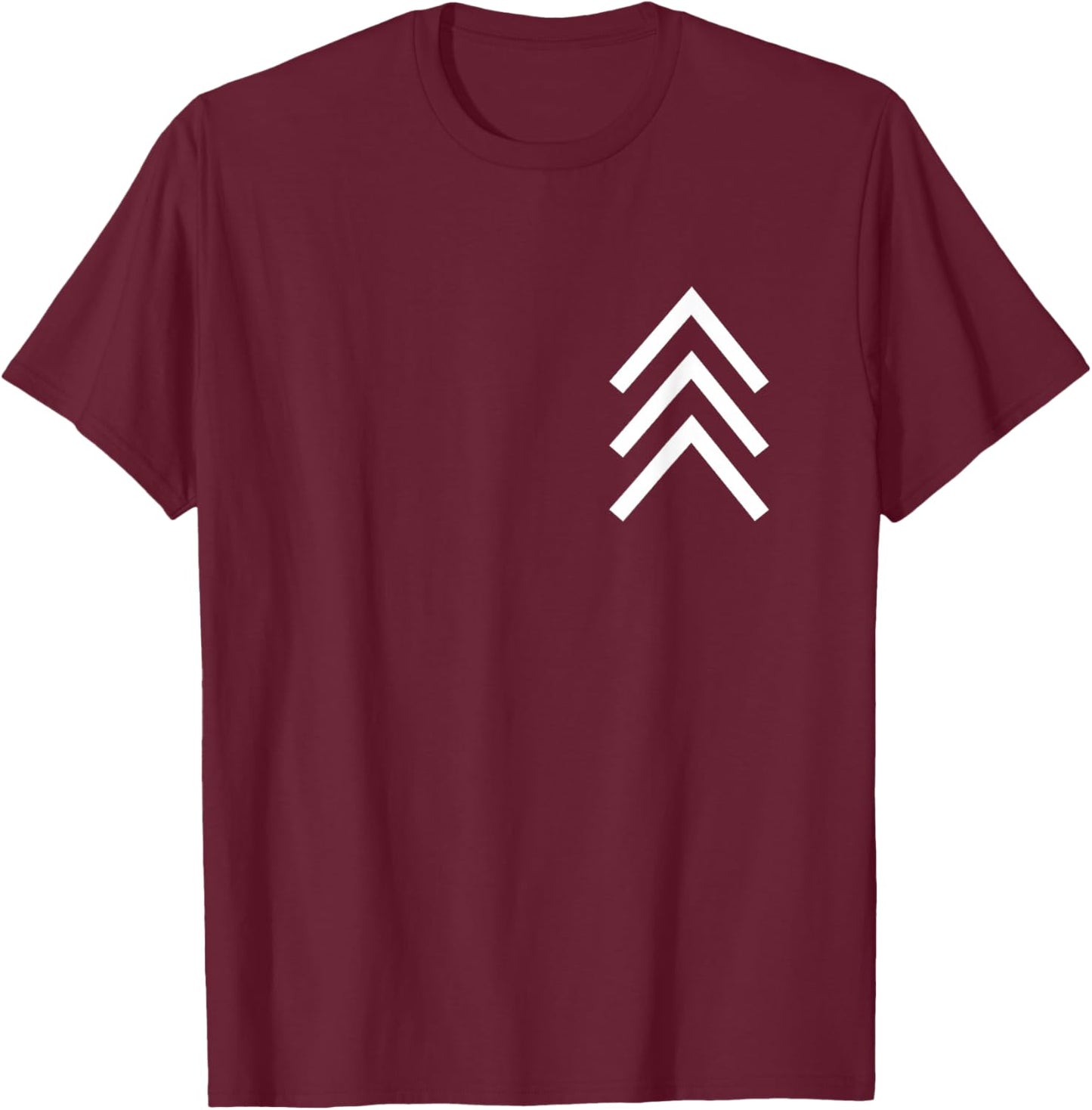 Trisomy 21 Down Syndrome Three Chromosome Arrows T-Shirt - T-Shirt | Maroon