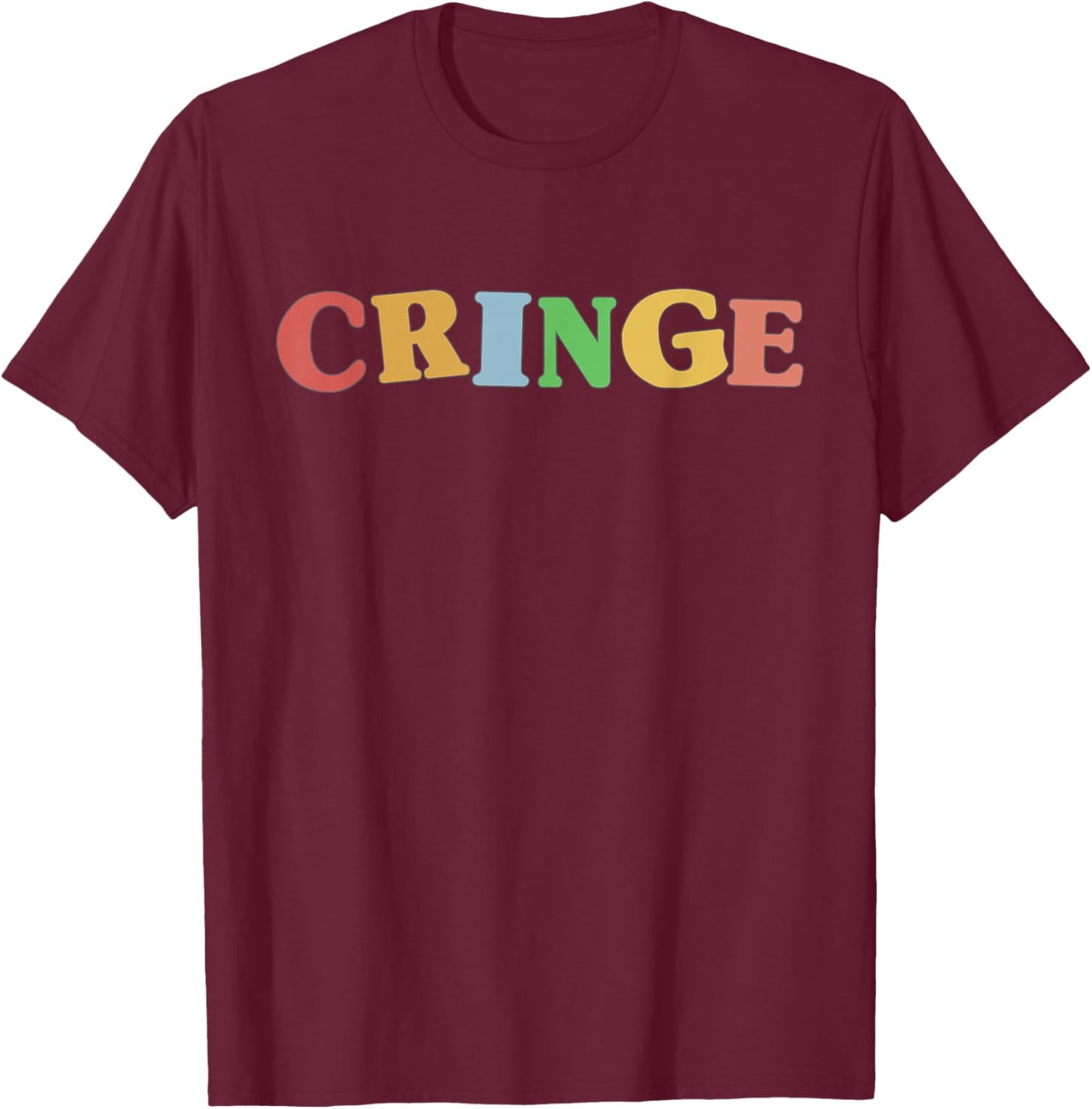 Kidcore Aesthetic Cringe Old Indie 80s 90s Retro T-Shirt - T-Shirt | Maroon