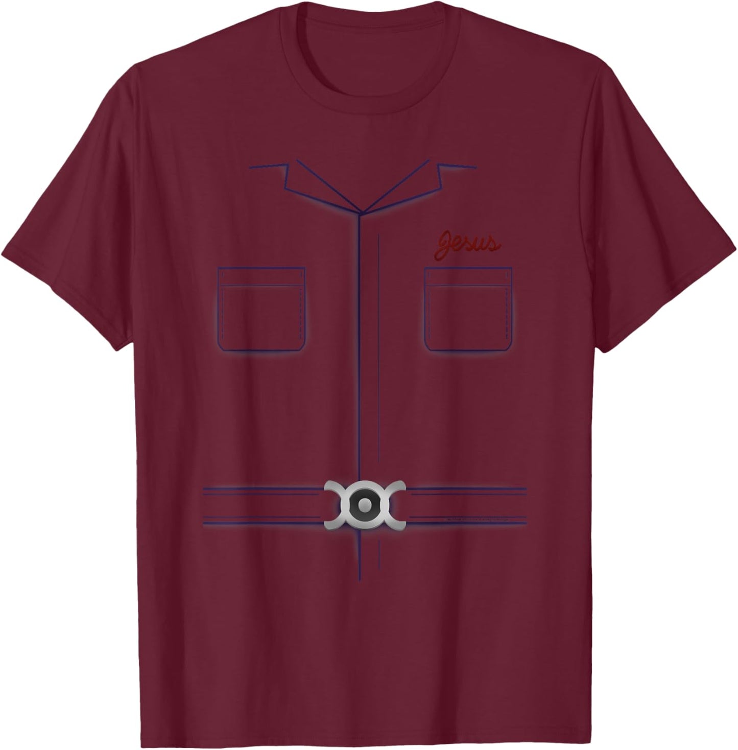 The Big Lebowski Jesus Halloween Costume Bowling T-Shirt - T-Shirt | Maroon