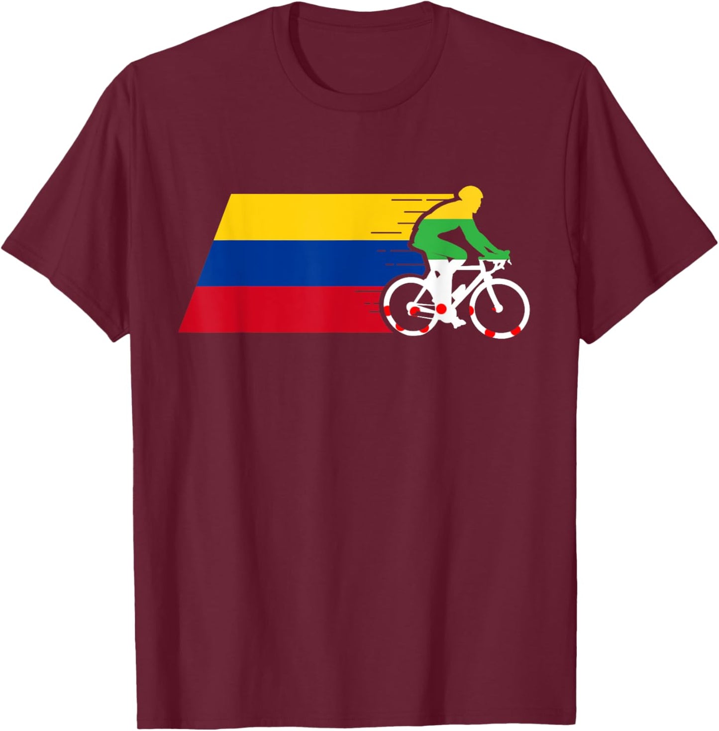 France Bicycle 2021 or French Road Race in Tour France T-Shirt - T-Shirt | Maroon