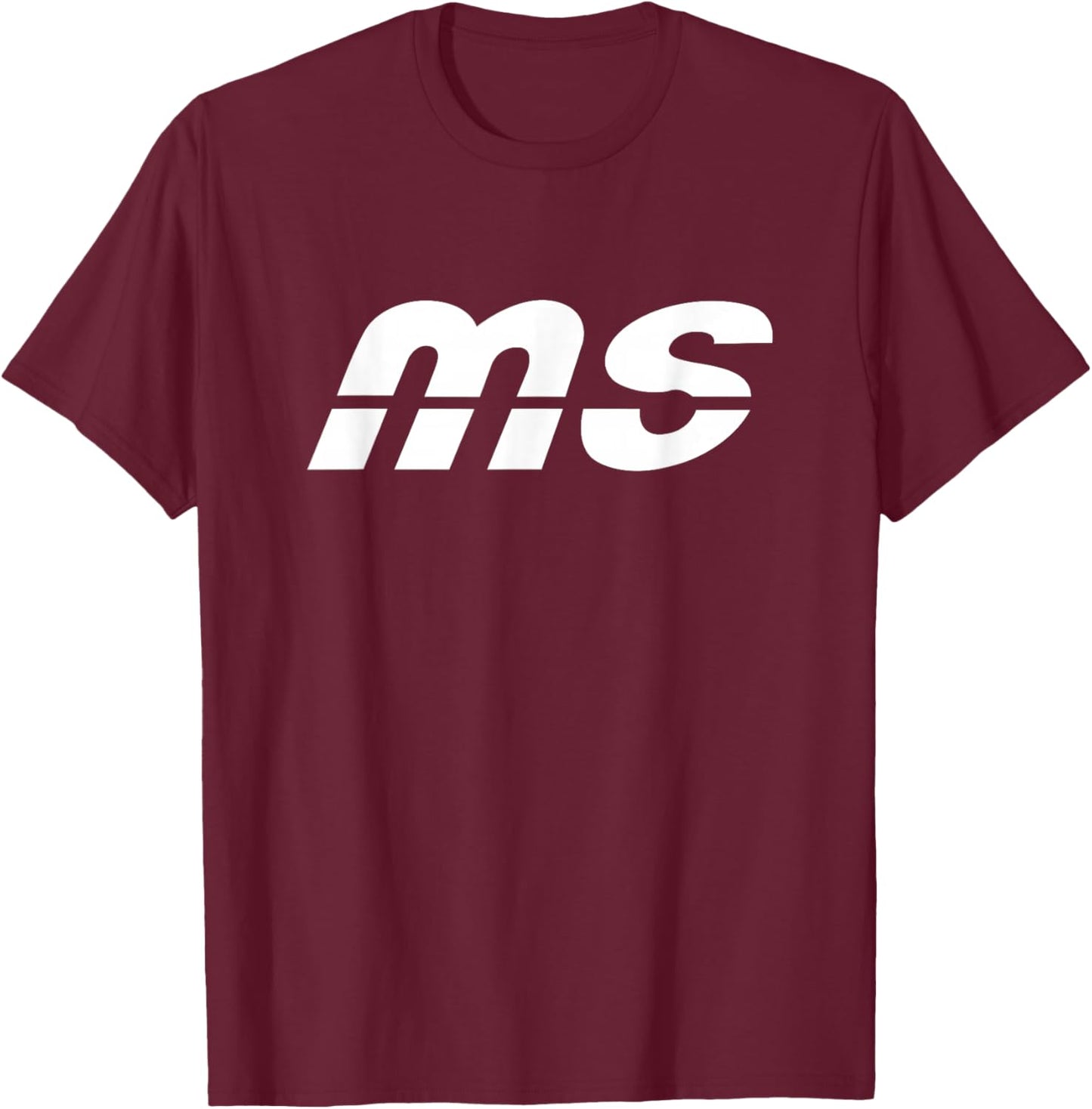 Letras MS T-Shirt - T-Shirt | Maroon