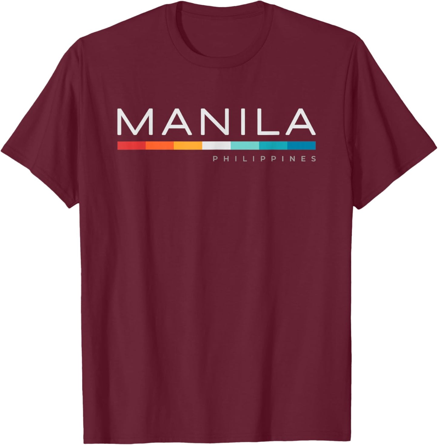Manila Philippines T-Shirt - T-Shirt | Maroon