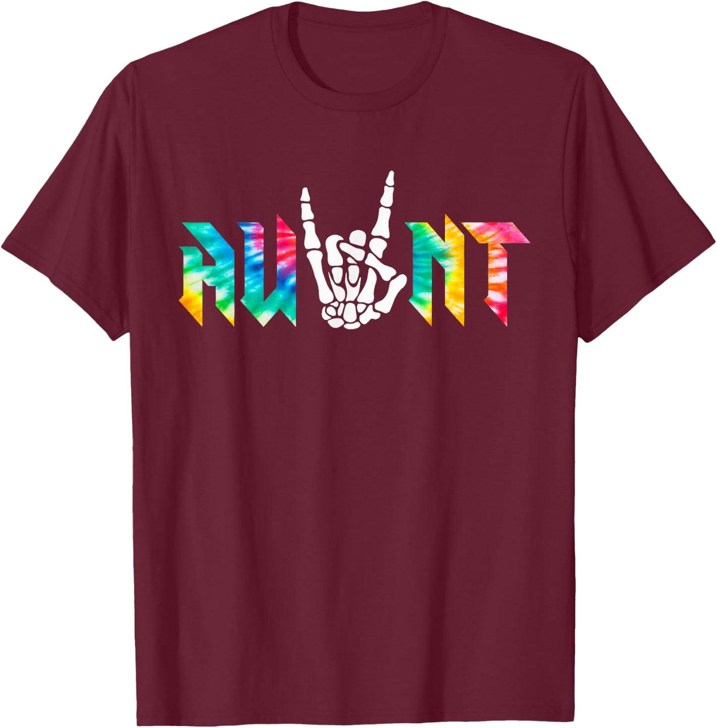 Aunt Of The Bad Two the Bone Birthday 2 Years Old Birthday T-Shirt - T-Shirt | Maroon