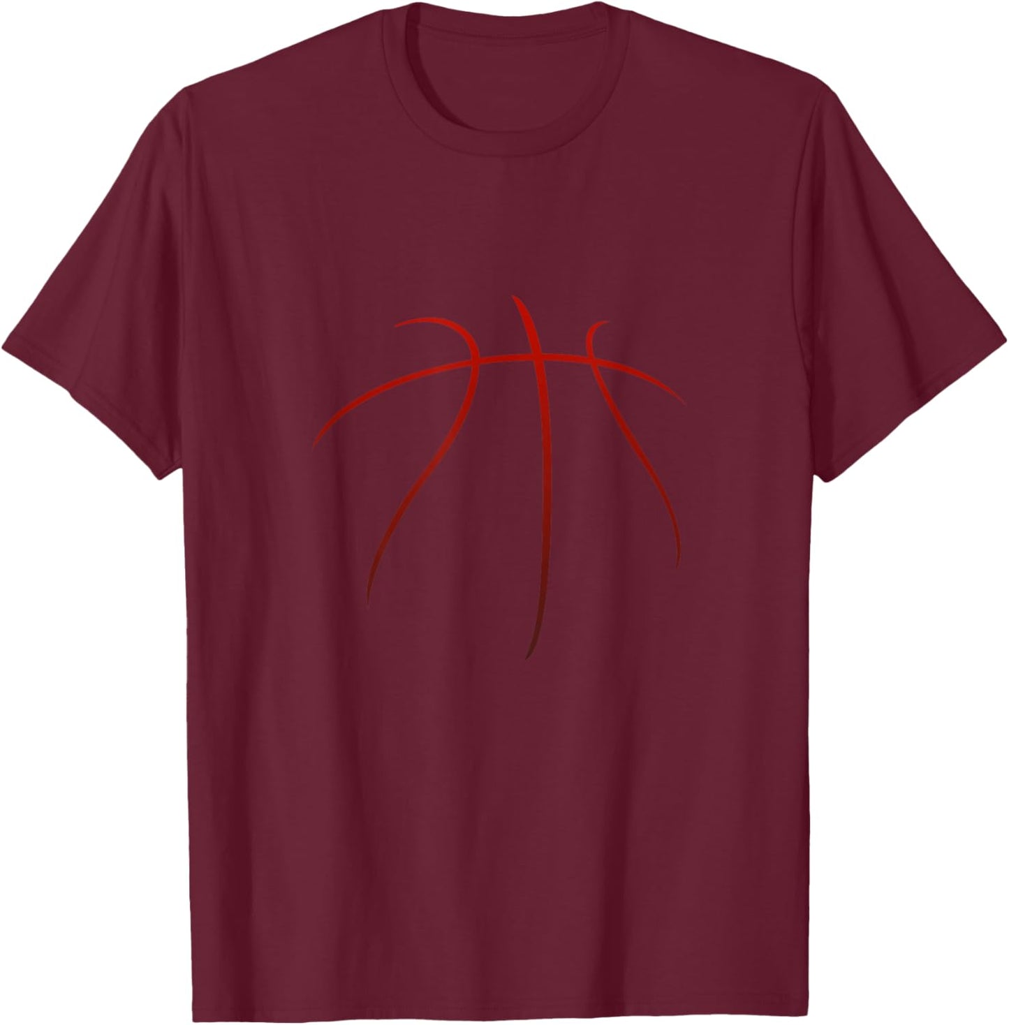 Basketball Clothing - Basketball T-Shirt - T-Shirt | Maroon