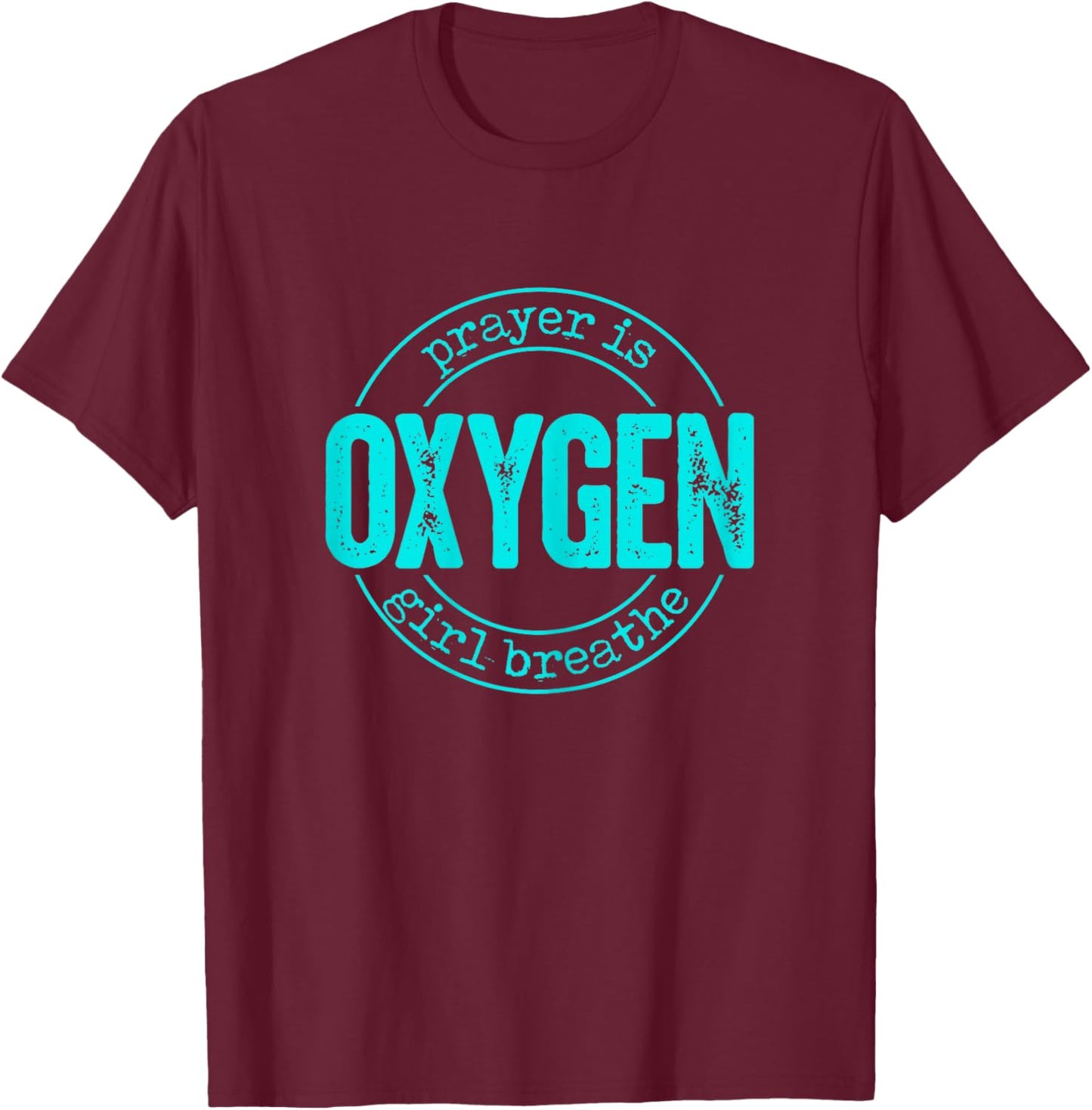 Faith Based 2x Plus Size Christian Believer top T-Shirt - T-Shirt | Maroon