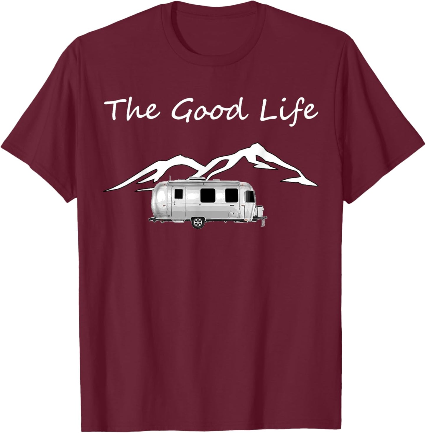 Airstream The Good Life T-Shirt - T-Shirt | Maroon