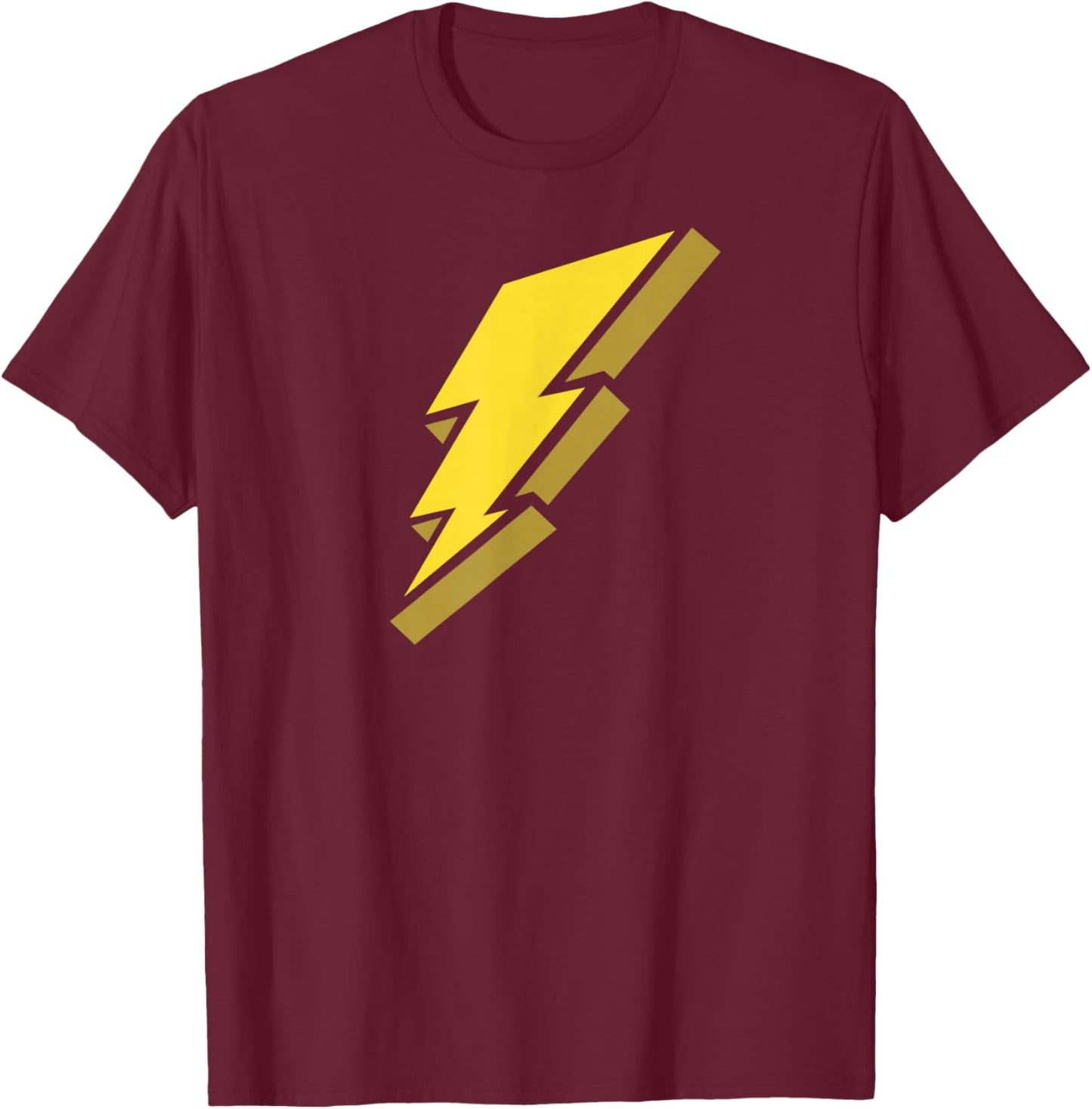 Electrician Lightning Bolt T-Shirt - T-Shirt | Maroon