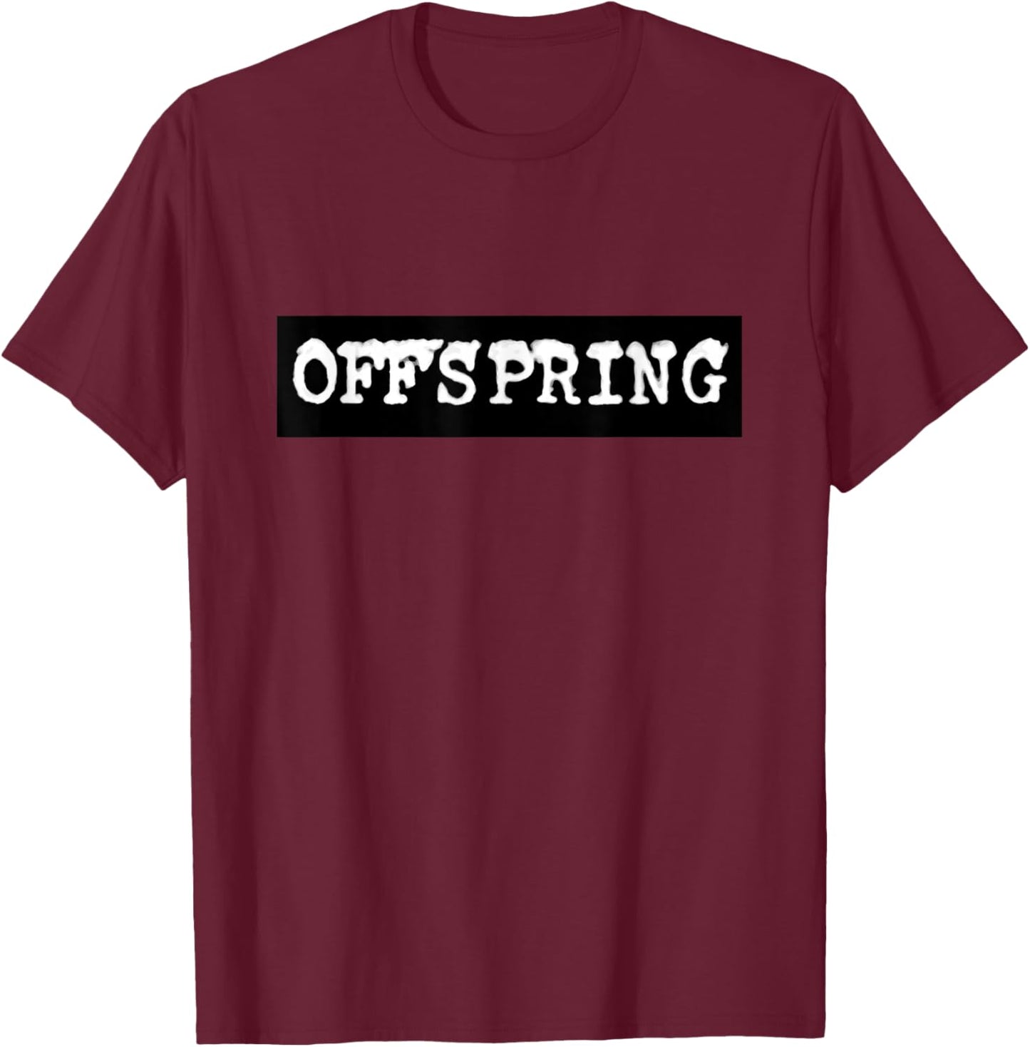The Offspring Official Box Logo T-Shirt - T-Shirt | Maroon