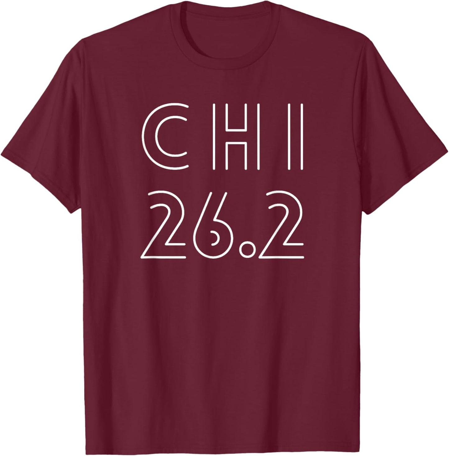Chicago 26.2 Marathon T-Shirt - T-Shirt | Maroon