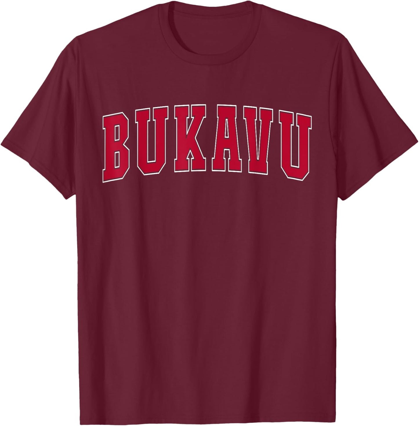 Bukavu DR Congo Lover Proud Congolese Souvenir Bukavu T-Shirt - T-Shirt | Maroon