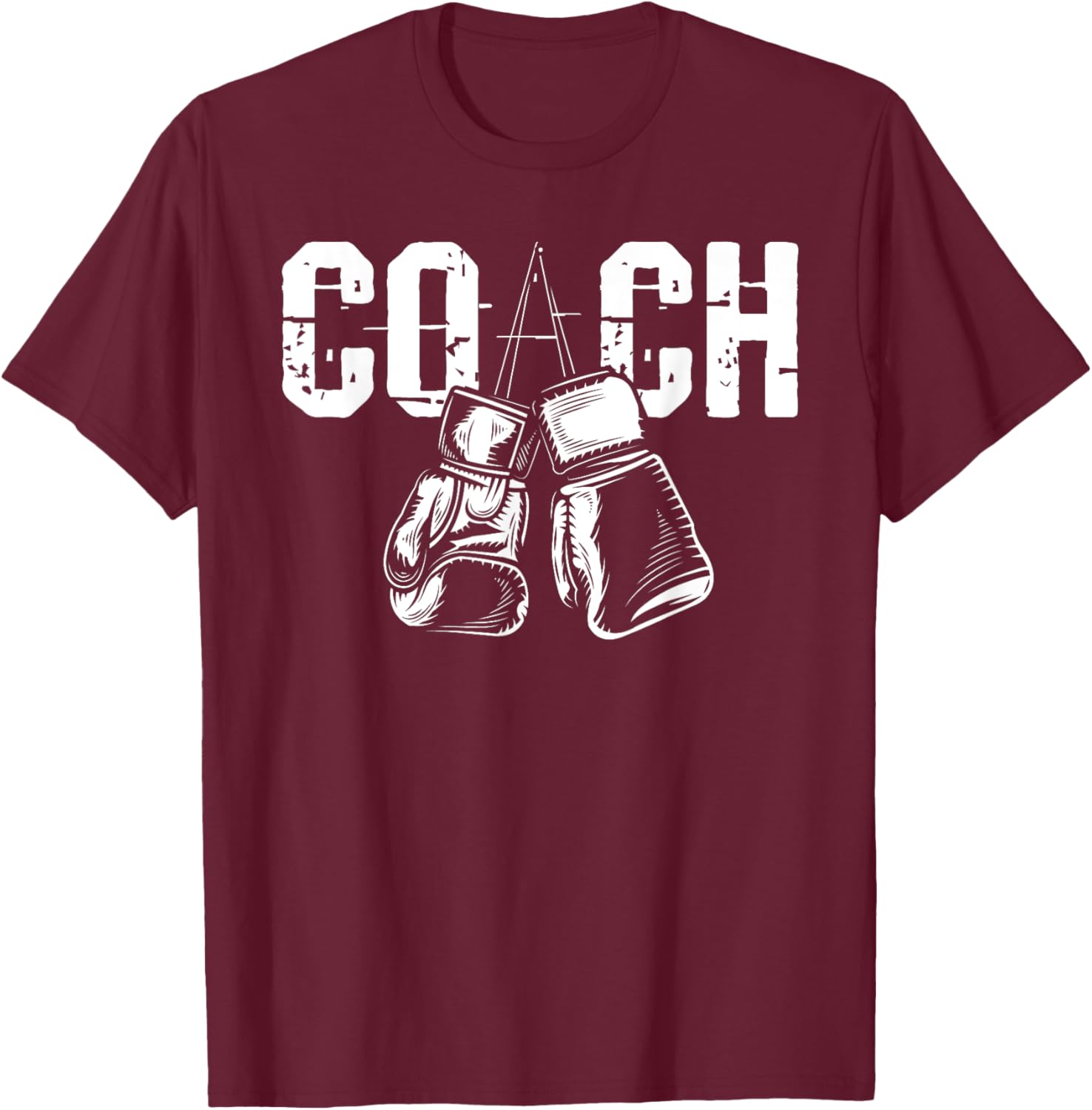 Boxing Coach - Kickboxing Kickboxer Gym Boxer T-Shirt - T-Shirt | Maroon