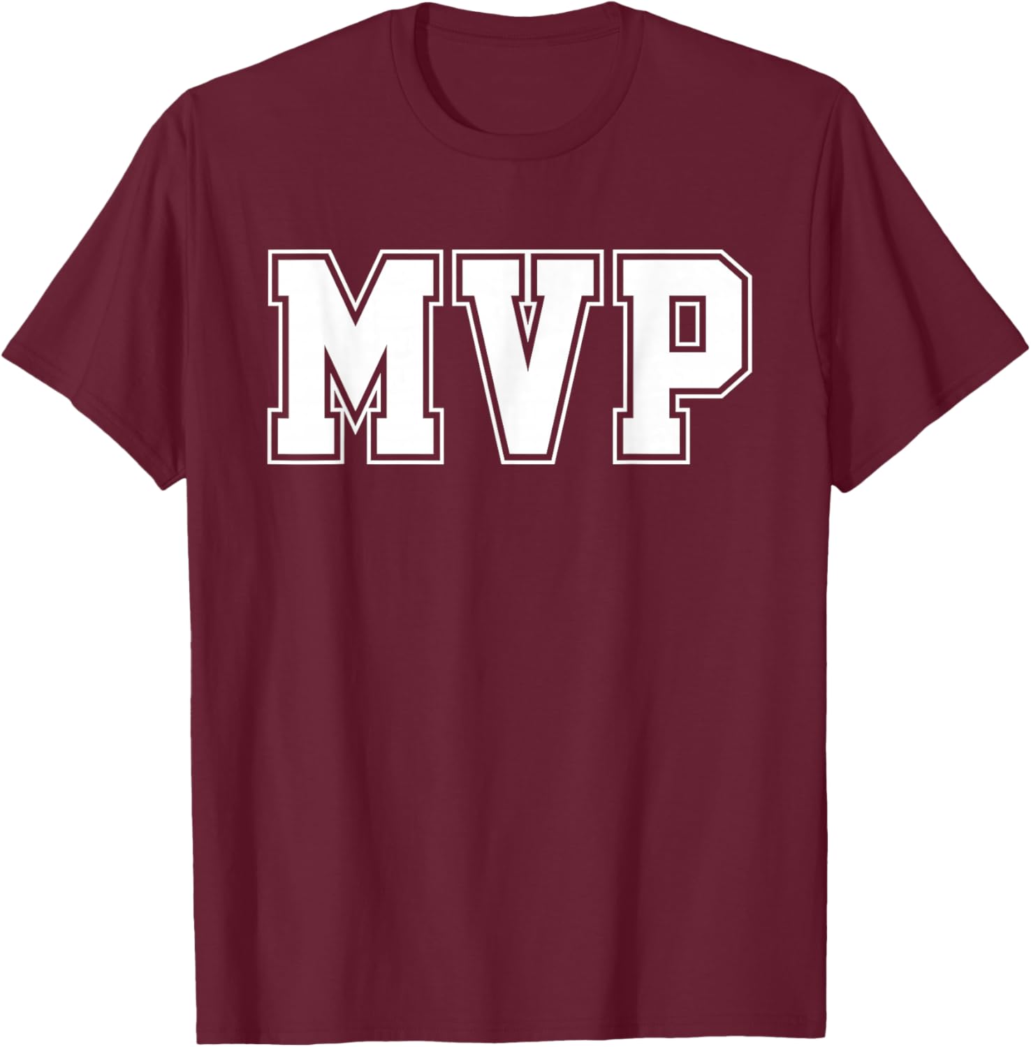 MVP Most Valuable Player | Funny Sport Humor Gift T-Shirt - T-Shirt | Maroon